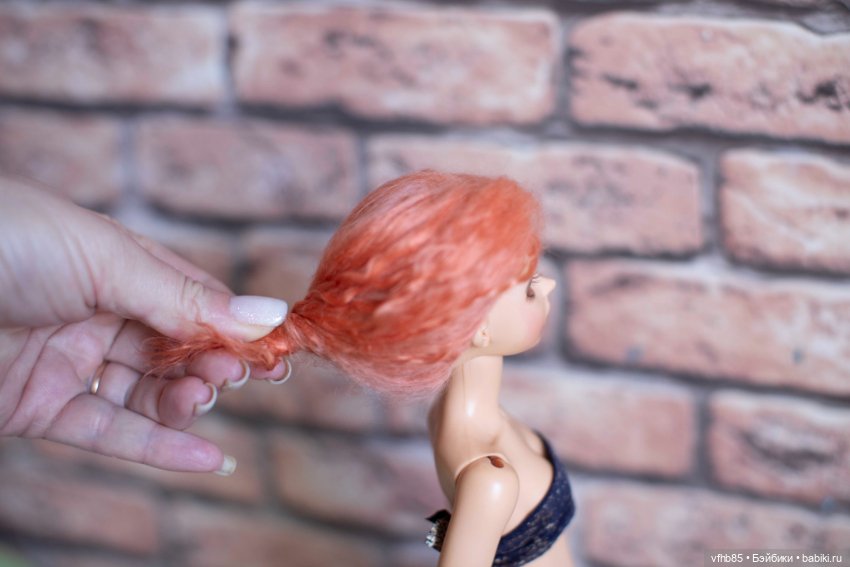 Продам паричок из козочки на шкурке для минифи (minifee), DIM doll, Doll Chateau. 16,5-18,0 см (фото 5)