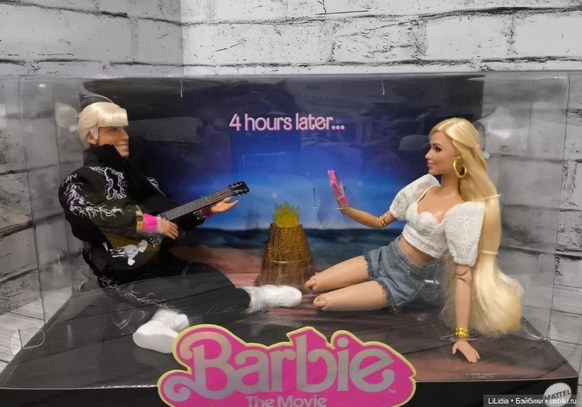 Коллекционный набор Пляжный вечер, Сцена у костра с Барби и Кеном (фото 4)