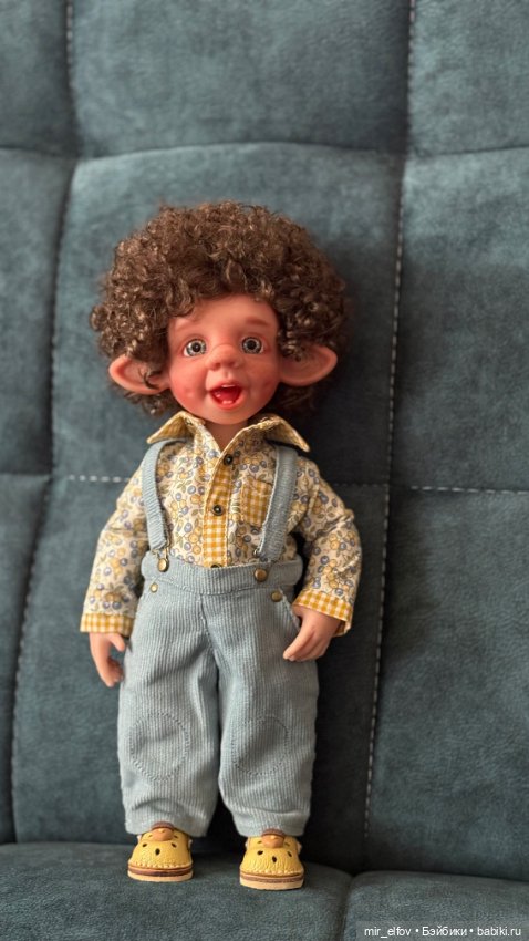 Эльф Счастливый — Авторские куклы (фото 7)