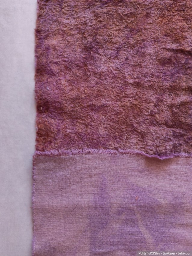 Плюш винтажный ручного окрашивания (фото 7)