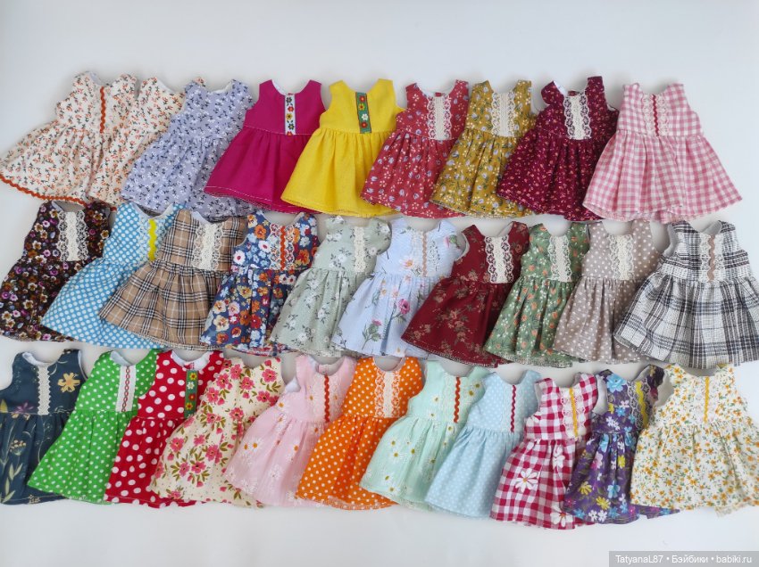 Платья на кукол СССР и современных (фото 2)