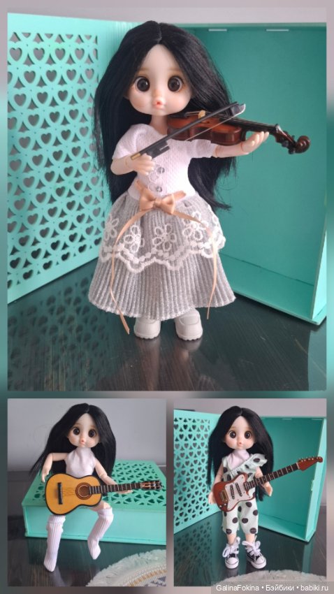 Кукла шарнирная с набором одежды (фото 8)