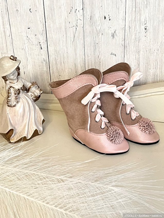 Сапожки для антикварной куклы (фото 3)
