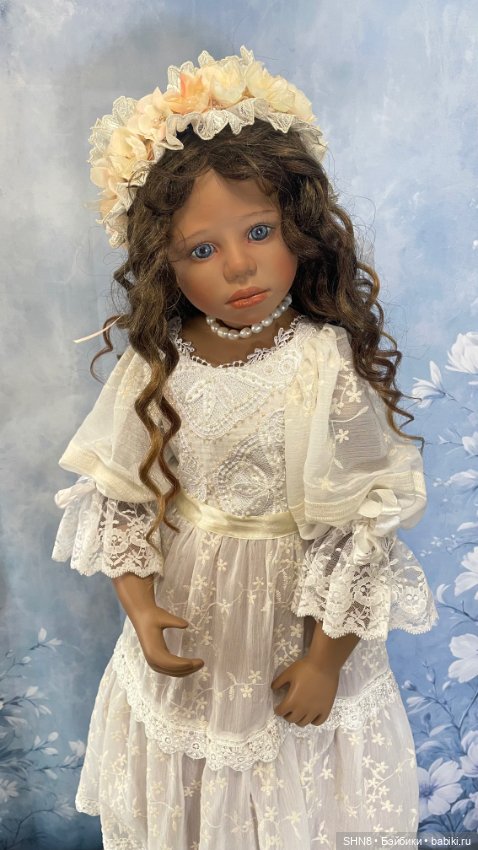 Кристин Оранж 95 см ооак — Фарфоровые куклы (фото 5)
