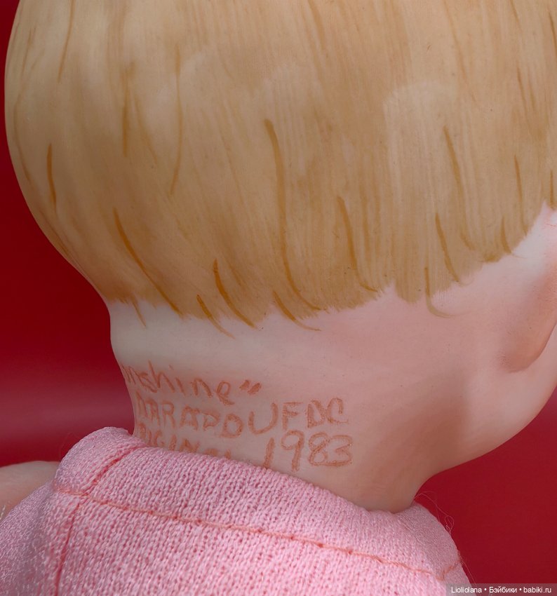 Редкая кукла Солнышко от Garrard. Фарфор. 1983 год (фото 9)