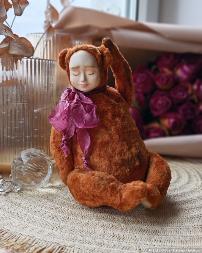 Тедди долл Мишель — Авторские игрушки (фото 2)