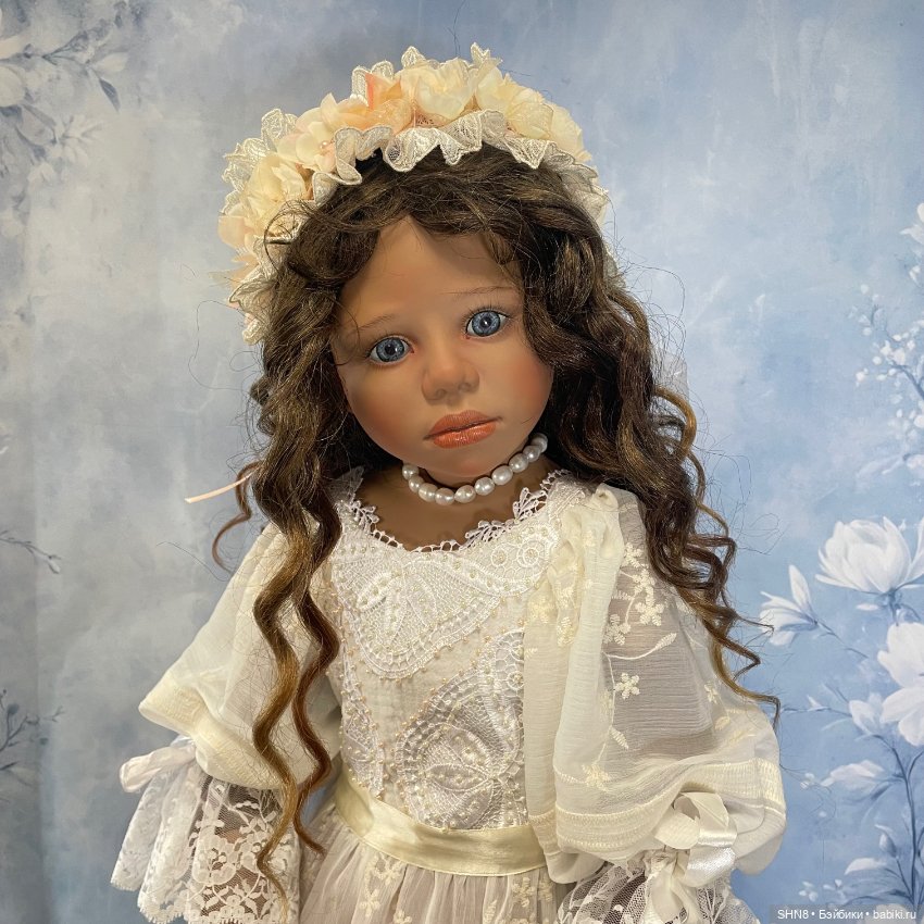 Кристин Оранж 95 см ооак — Фарфоровые куклы (фото 9)