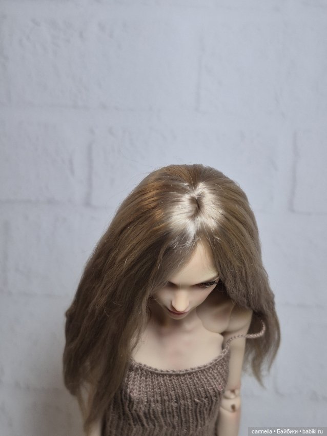 Парик для кукол Анны Добряковой и аналогичных (фото 5)