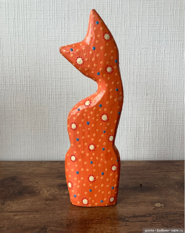 Кошка из дерева — Статуэтки (фото 2)