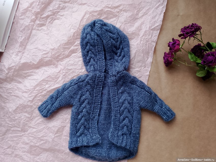 Вязаный кардиган для кукол Паола Рейна 32