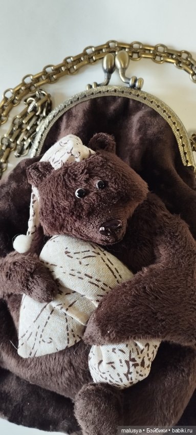 Сумочка с Мишкой тедди — Авторские игрушки (фото 3)