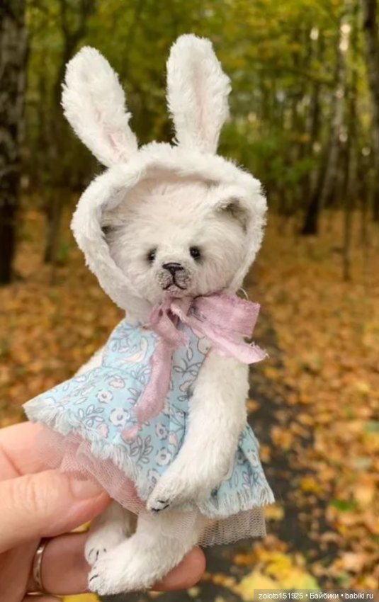 Мишка тедди Лея — Авторские игрушки (фото 4)