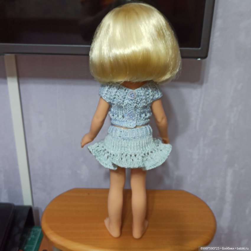 Кукла Клаудия от Paola Reina со стрижкой, наклонной головой (фото 4)