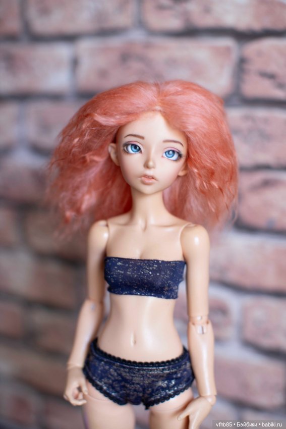 Продам паричок из козочки на шкурке для минифи (minifee), DIM doll, Doll Chateau. 16,5-18,0 см