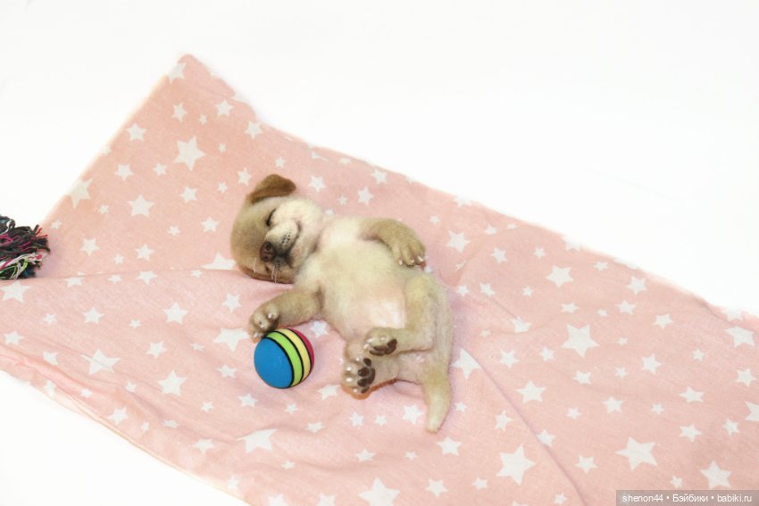 Щенок лабрадора — Авторские игрушки (фото 2)