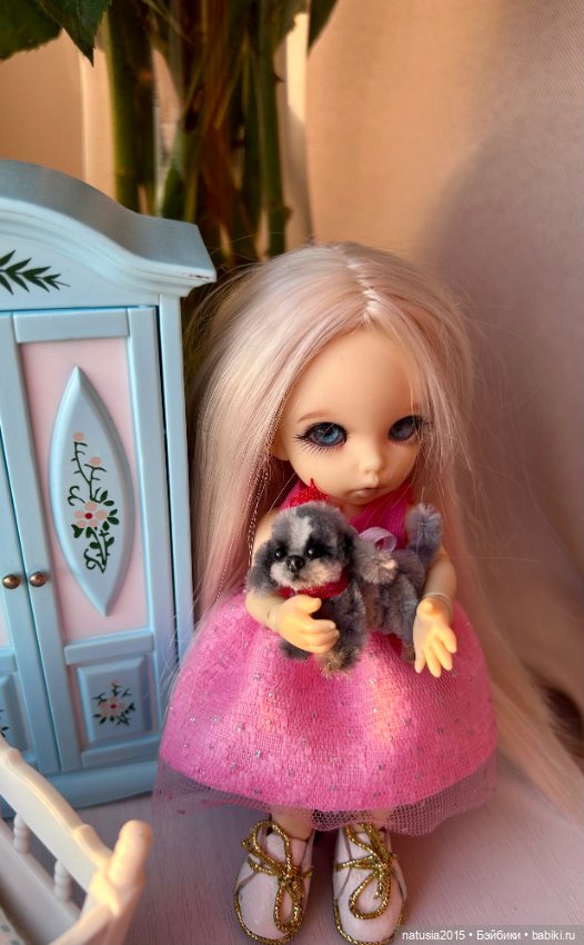 Щенок из пушистой проволоки