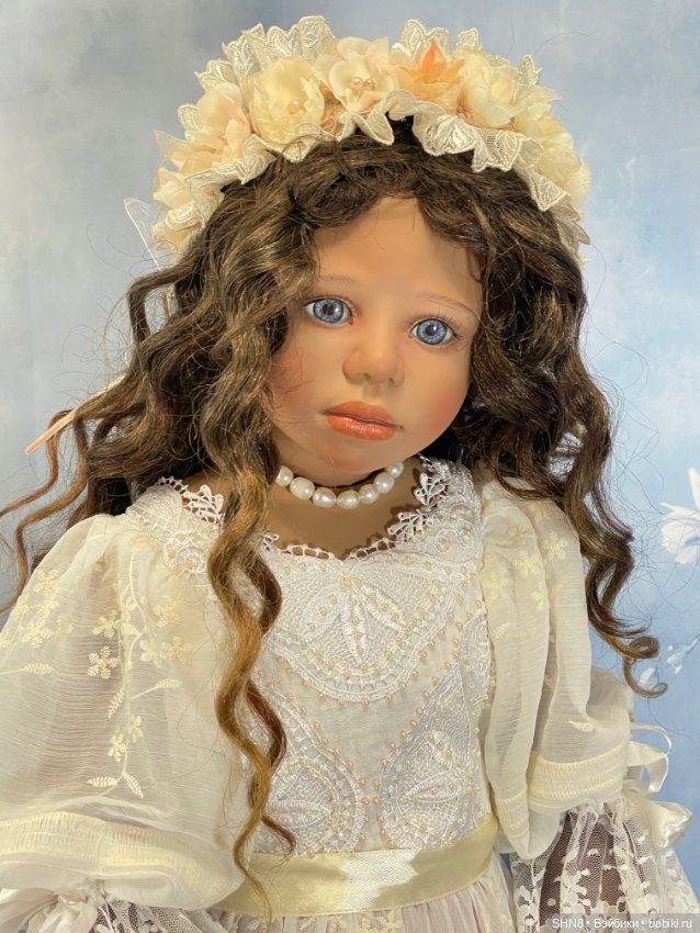 Кристин Оранж 95 см ооак — Фарфоровые куклы