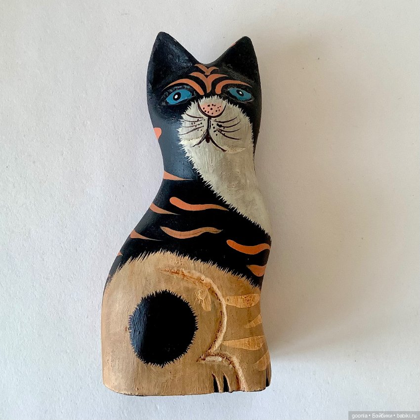 Кошка из дерева — Статуэтки (фото 3)