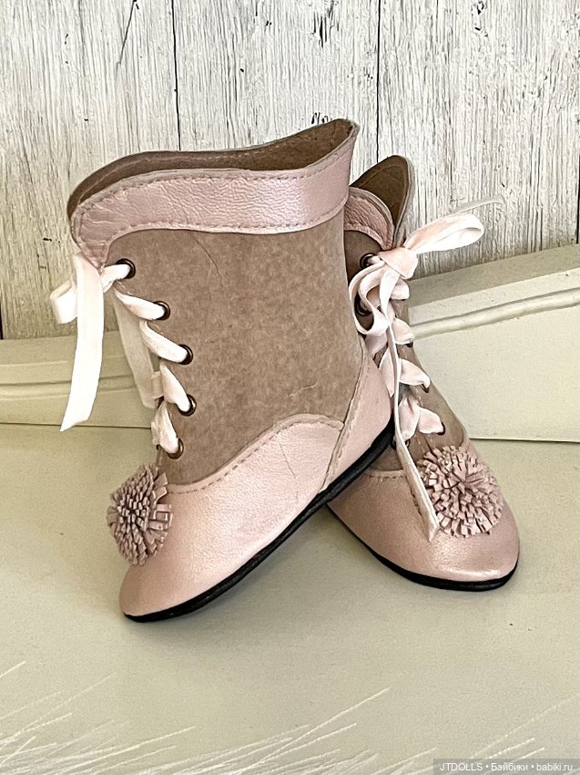 Сапожки для антикварной куклы (фото 4)