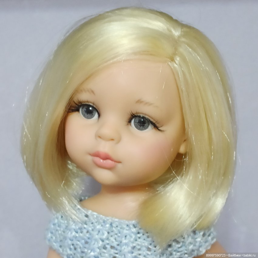 Кукла Клаудия от Paola Reina со стрижкой, наклонной головой (фото 7)