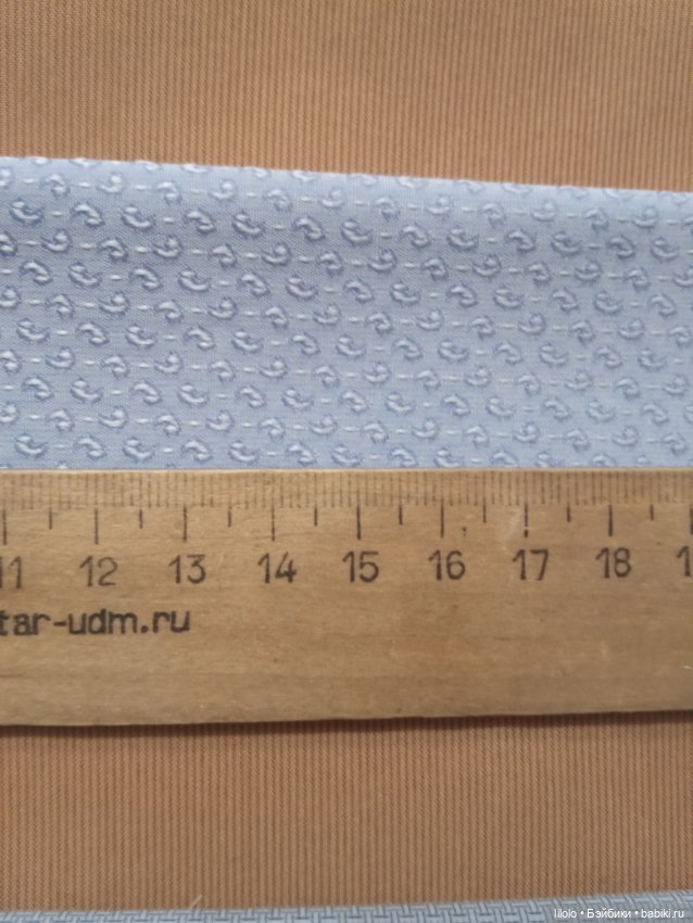 Лот сорочечной ткани для кукольного рукоделия (фото 3)