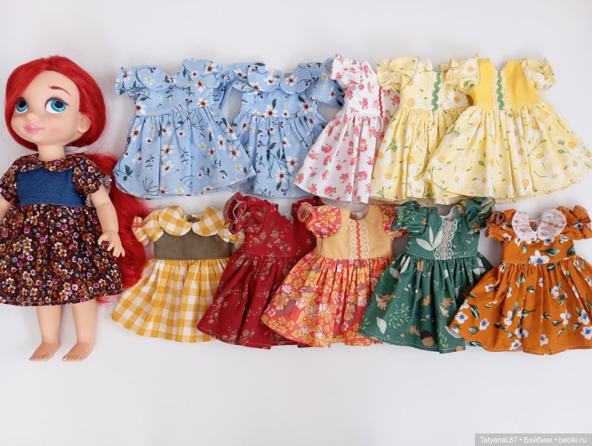 Платья на кукол СССР и современных (фото 4)