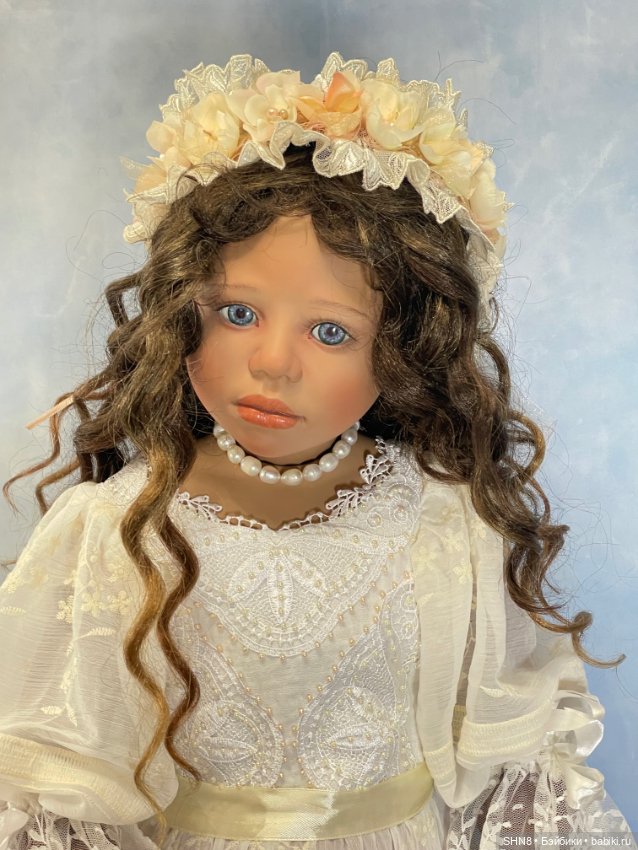 Кристин Оранж 95 см ооак — Фарфоровые куклы (фото 2)