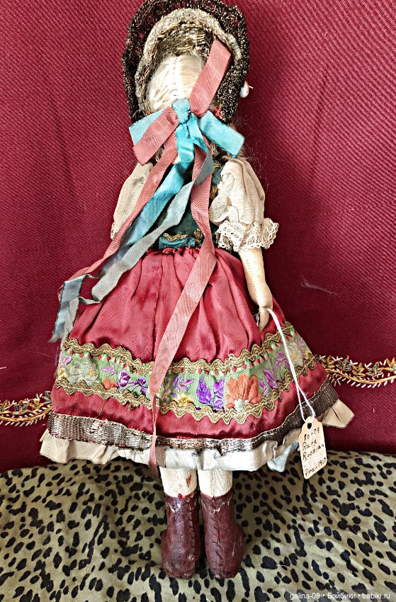 Антикварная кукла в русском? наряде (фото 4)