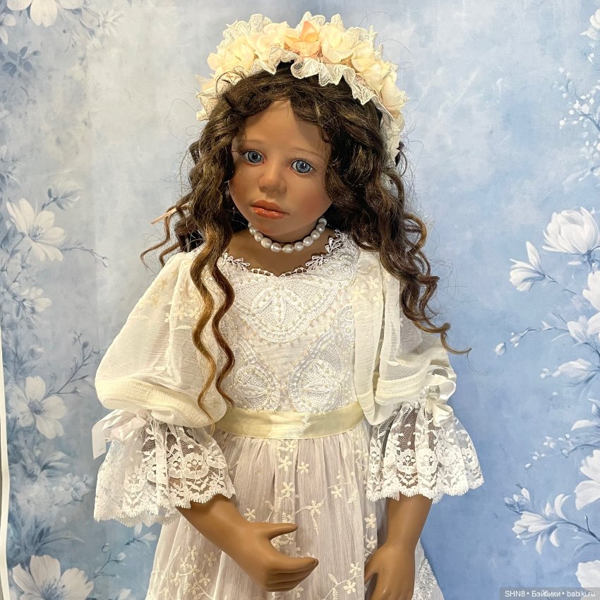 Кристин Оранж 95 см ооак — Фарфоровые куклы (фото 3)