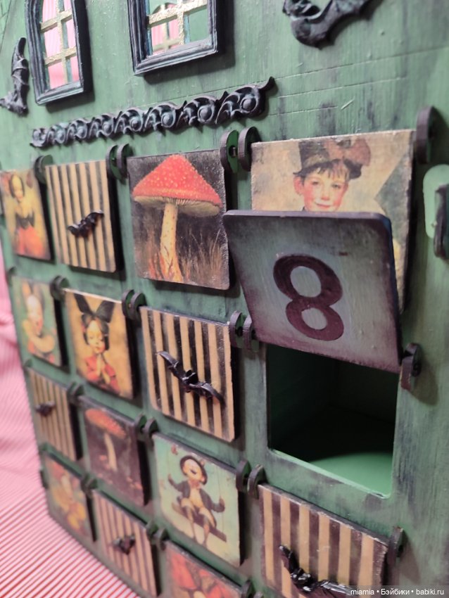 Адвент календарь с мухоморами и мышами (фото 8)