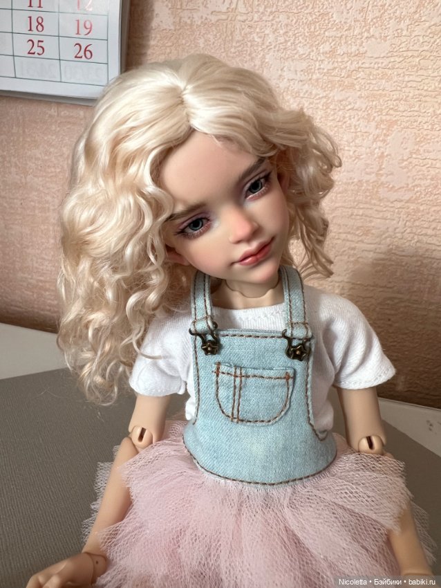 Парик для кукол Иден/Войд ростом 28 см (фото 4)