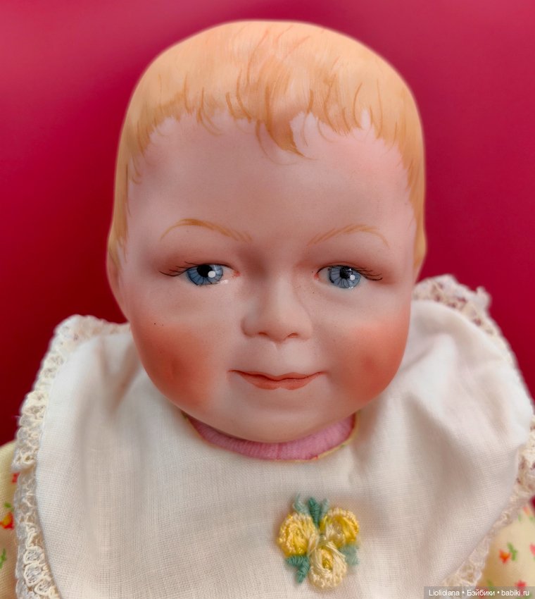 Редкая кукла Солнышко от Garrard. Фарфор. 1983 год (фото 7)
