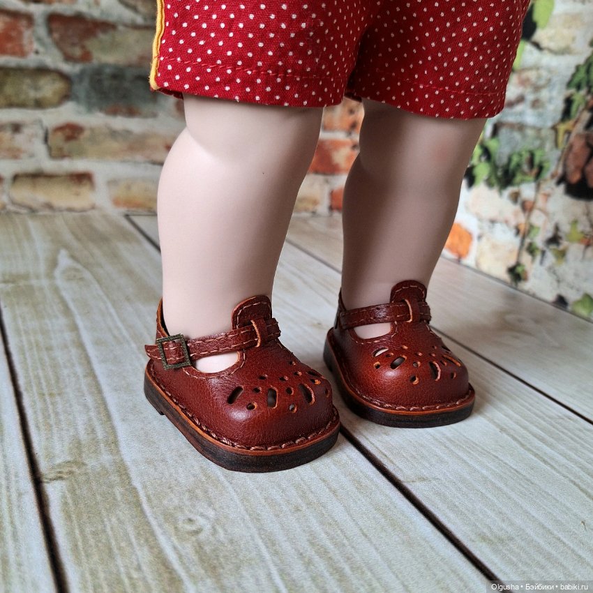 Кожаные сандалики на Фэйсинку (фото 7)