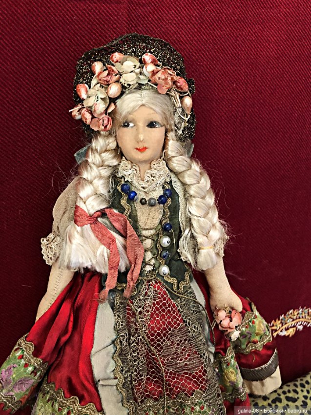 Антикварная кукла в русском? наряде (фото 3)