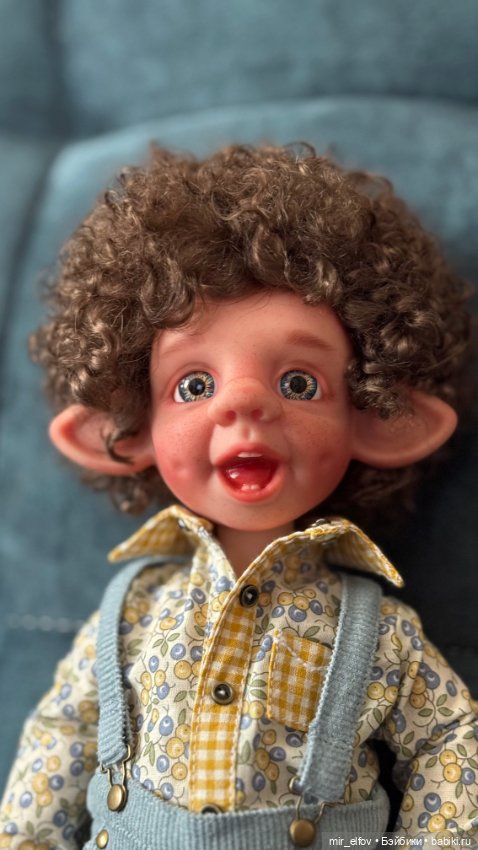 Эльф Счастливый — Авторские куклы (фото 5)