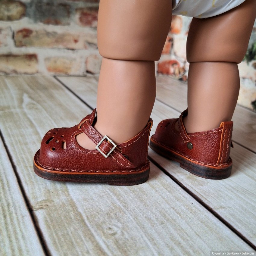 Кожаные сандалики на Фэйсинку (фото 5)