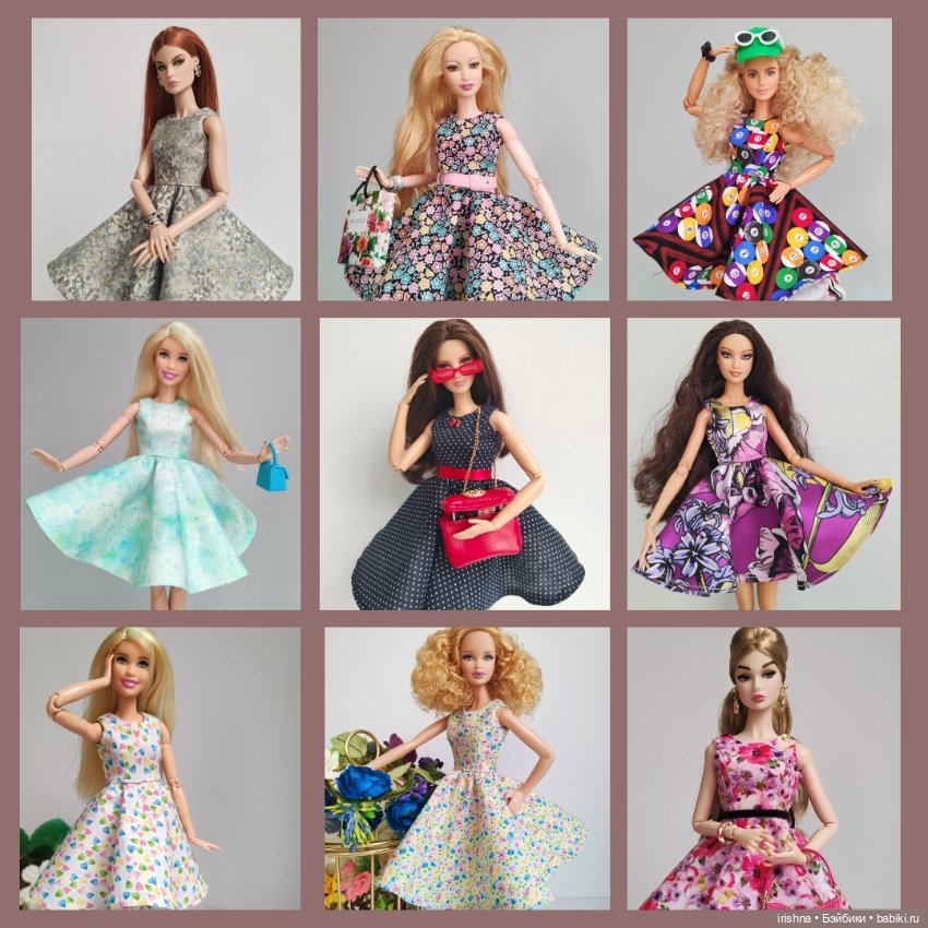 Платья для Барби, Поппи, ню (фото 3)