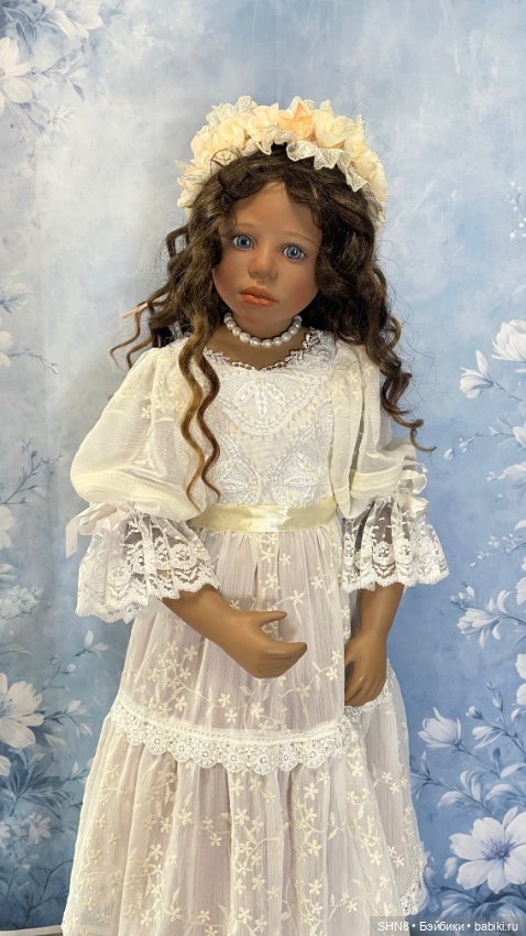 Кристин Оранж 95 см ооак — Фарфоровые куклы (фото 4)