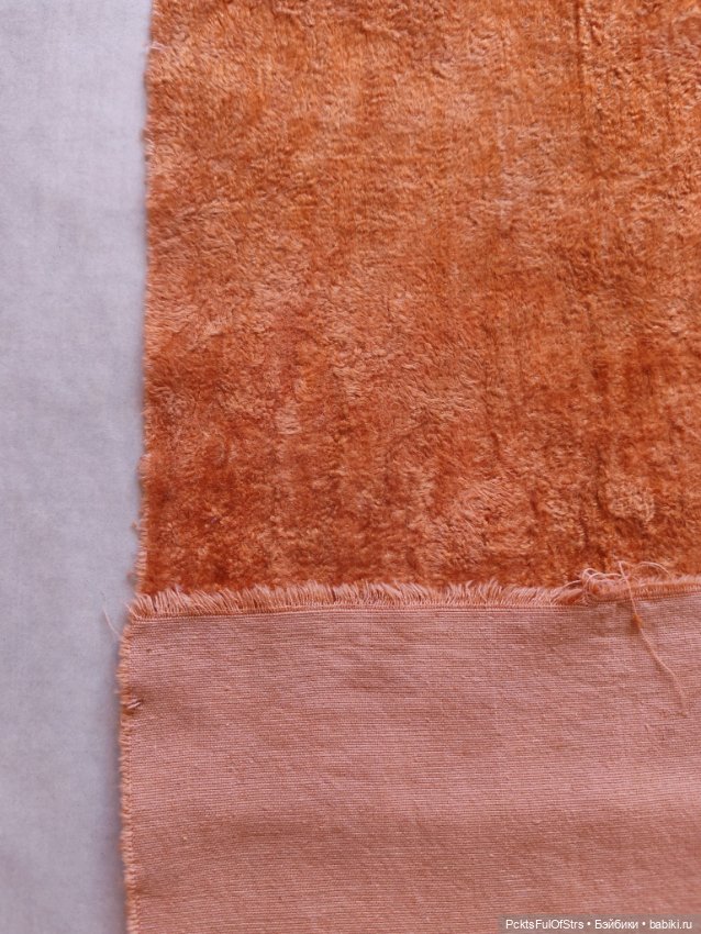 Плюш винтажный ручного окрашивания (фото 6)