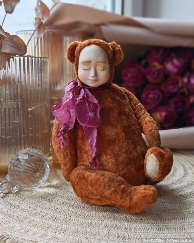 Тедди долл Мишель — Авторские игрушки (фото 4)