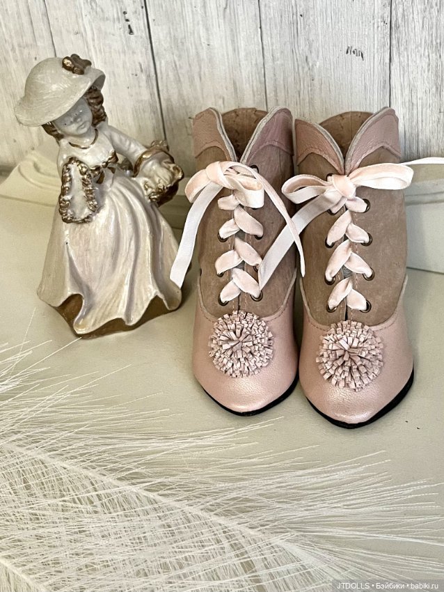 Сапожки для антикварной куклы (фото 2)