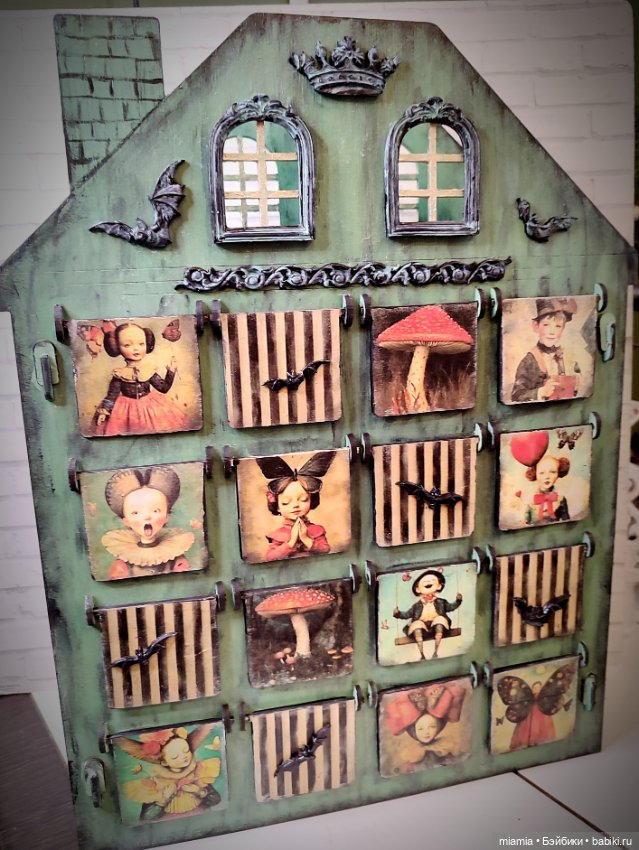 Адвент календарь с мухоморами и мышами (фото 5)