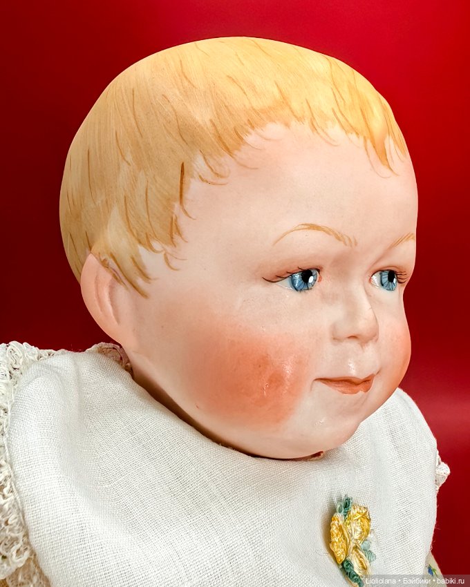 Редкая кукла Солнышко от Garrard. Фарфор. 1983 год