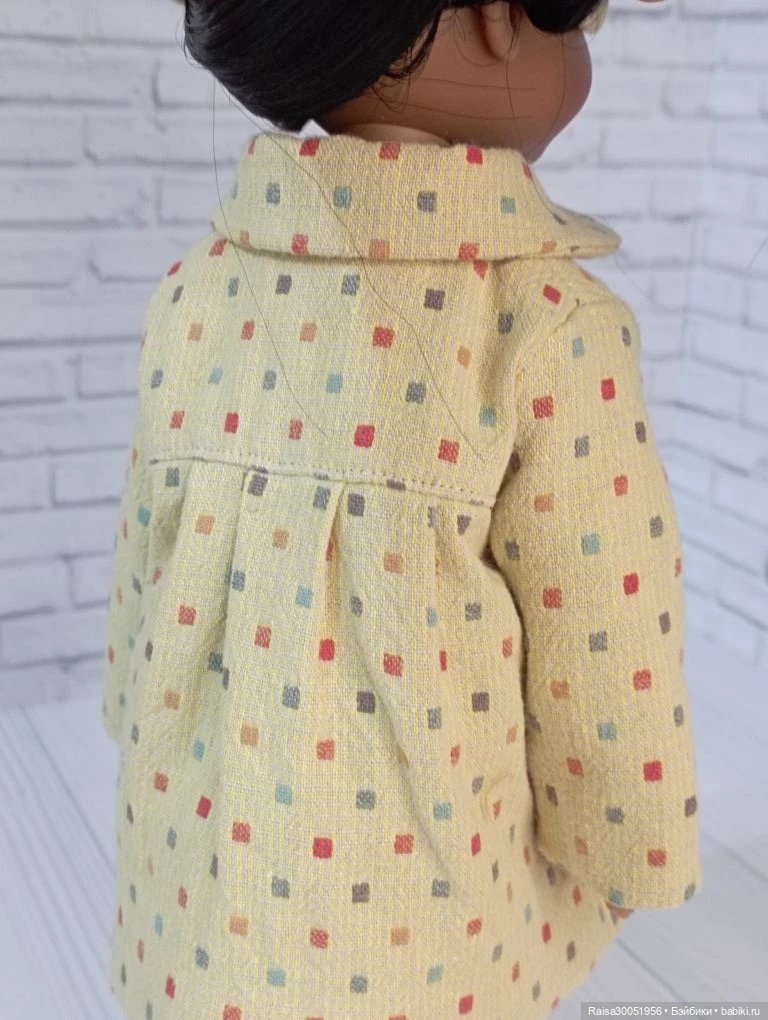 Пальто,платье , берет, чулочки , сумочка для кукол Паола Рейна 32-34 см (фото 2)