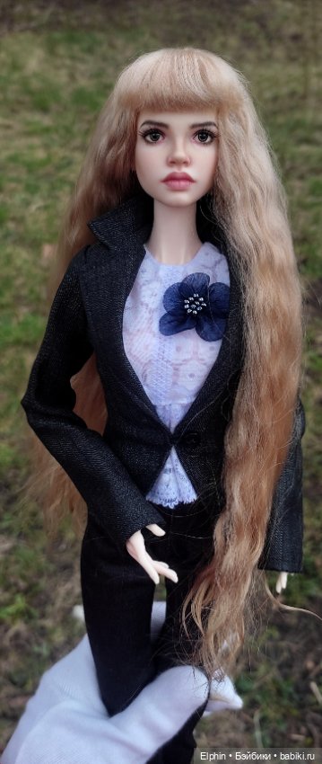 Длинный парик с челкой ОГ 11,5-12 см (фото 8)