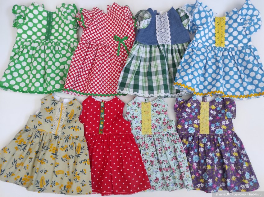 Платья на кукол СССР и современных (фото 7)