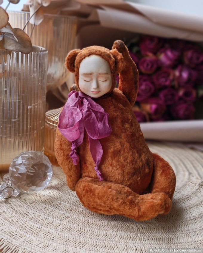 Тедди долл Мишель — Авторские игрушки (фото 3)