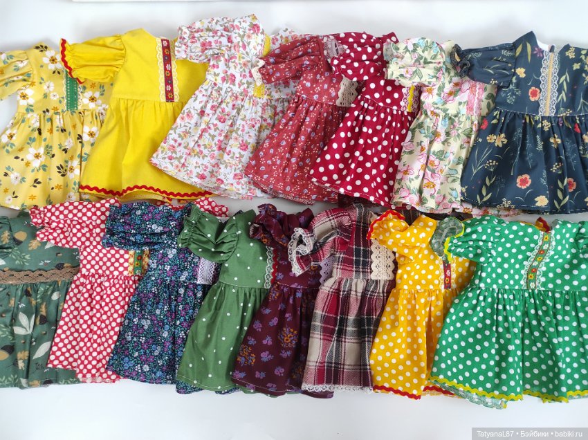 Платья на кукол СССР и современных (фото 6)