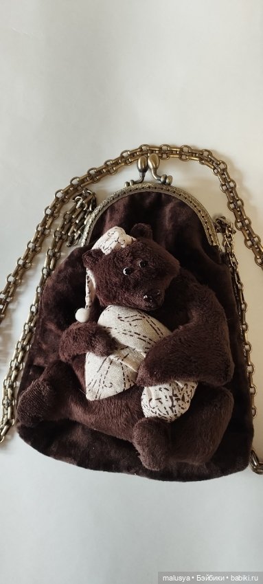 Сумочка с Мишкой тедди — Авторские игрушки (фото 5)