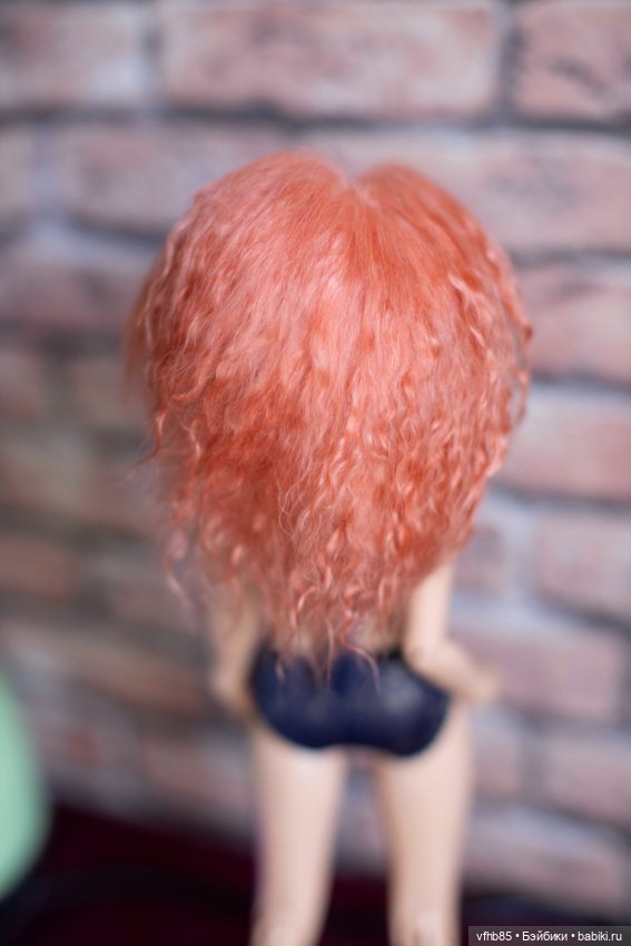 Продам паричок из козочки на шкурке для минифи (minifee), DIM doll, Doll Chateau. 16,5-18,0 см (фото 3)